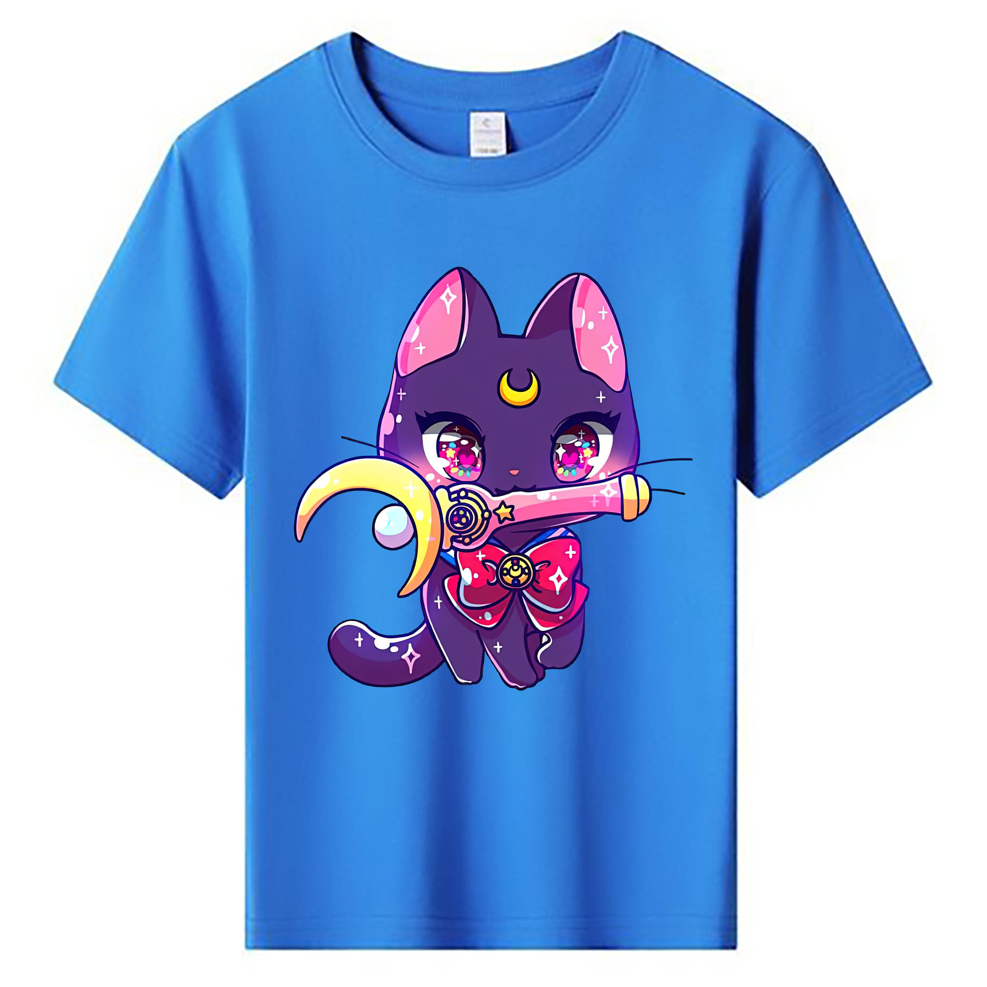 （画像用） 美少女戦士セーラームーン Sailor Moon 綿100％キッズTシャツ（フロントプリント）